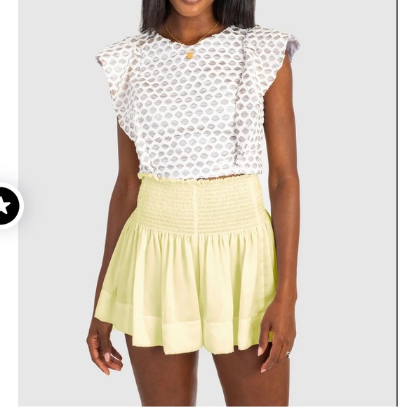 Koch Erika Skort Light yellow/gold size medium - Picture 4 of 5